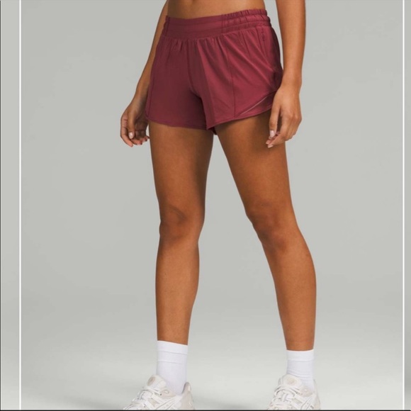 lululemon athletica Pants - Lululemon Hotty Hot Low-Rise Lined Short 4" 4